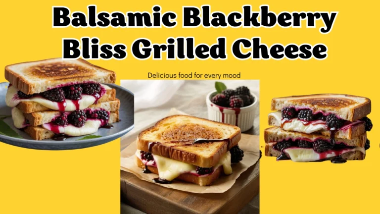 Balsamic Blackberry Bliss Grilled Cheese