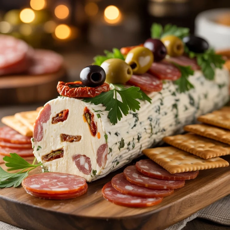 Antipasto Cream Cheese Log