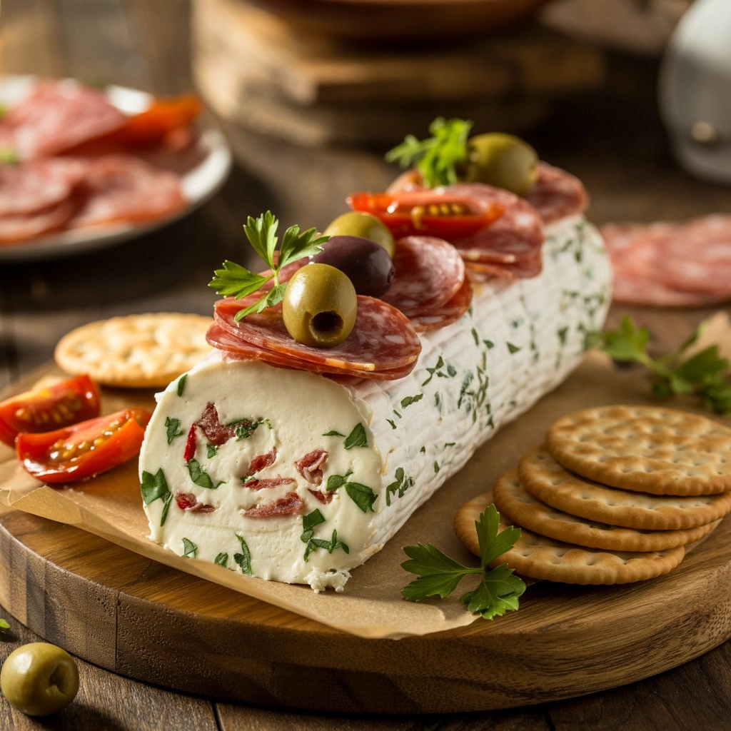 Antipasto Cream Cheese Log