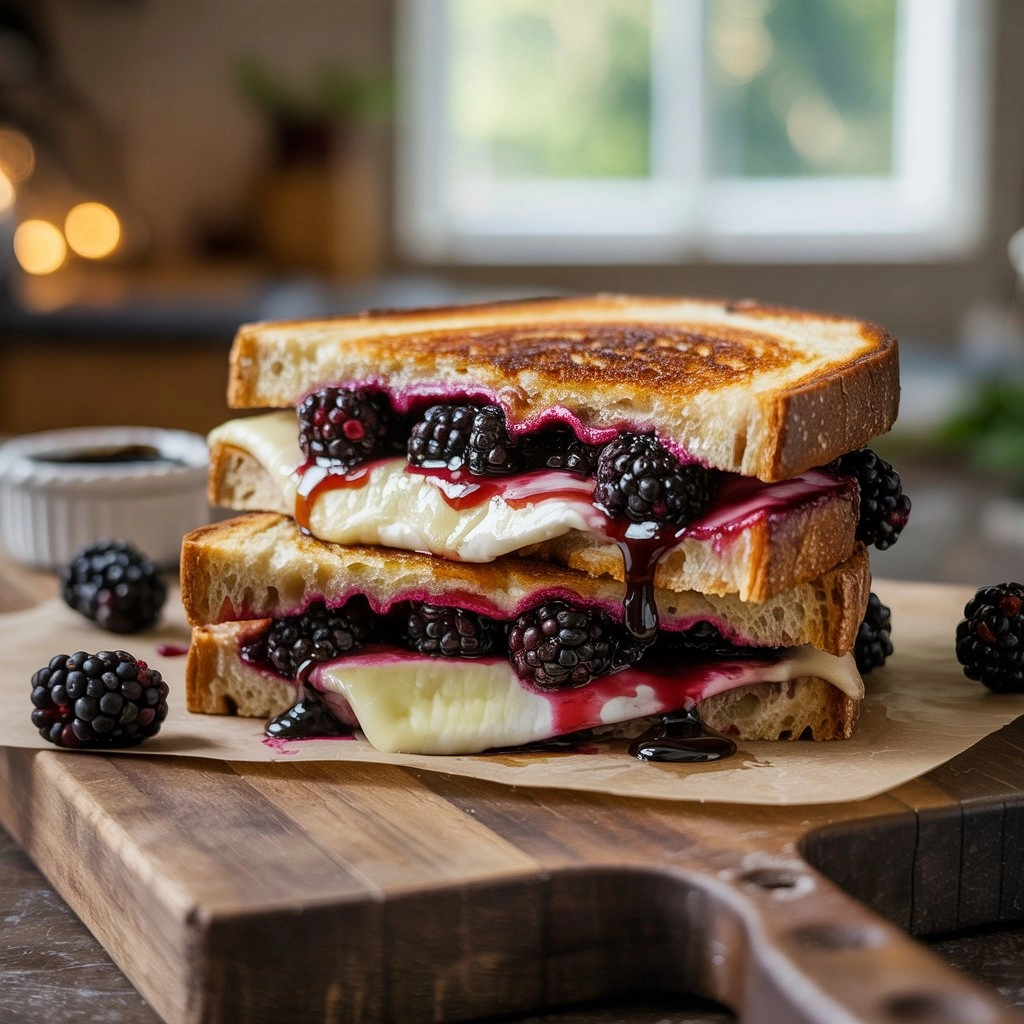 Balsamic Blackberry Bliss Grilled Cheese