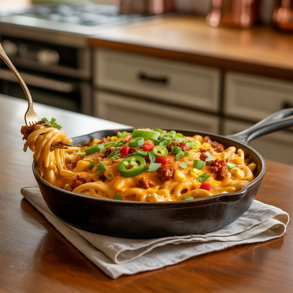 Cheesy Taco Pasta
