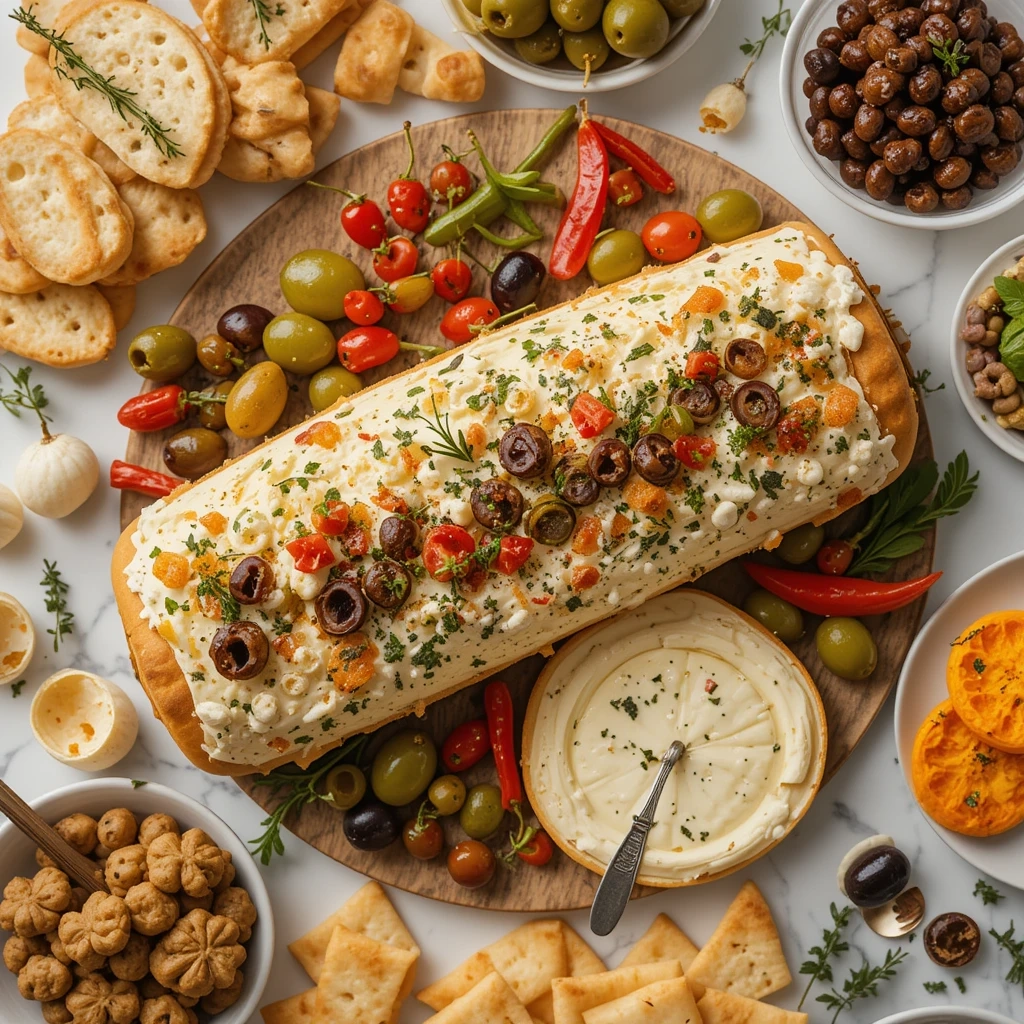 Antipasto Cream Cheese Log